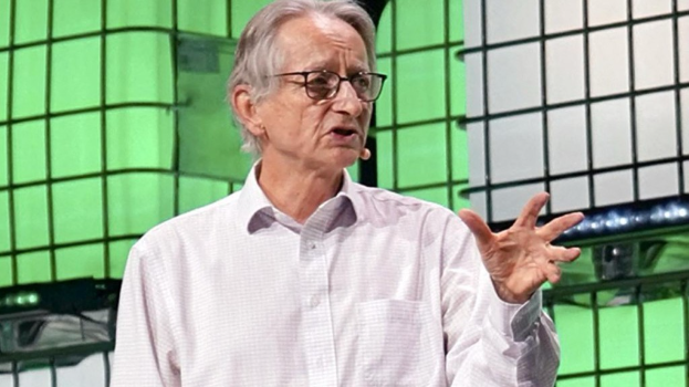 “AI 教父”辛顿（Geoffrey Hinton）。 法新社